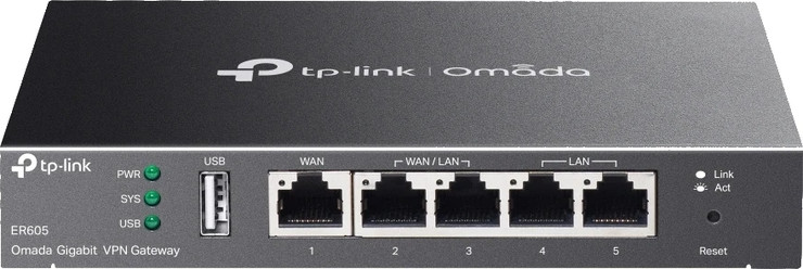 נתב TP-Link ER605 Omada VPN בגוון אפור