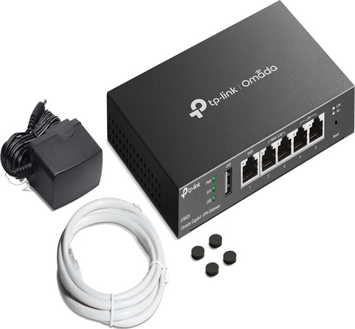 נתב TP-Link ER605 Omada VPN בגוון אפור