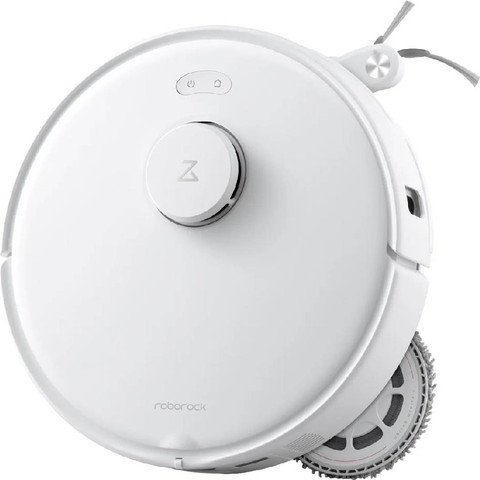 שואב אבק רובוטי כולל תחנת עגינה Roborock רובורוק Qrevo Edge 5V1 לבן