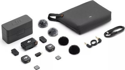 זוג מיקרופונים אלחוטיים DJI די גי אי דגם MIC 3