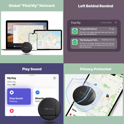 MiLi LiTag – תג איתור מקצועי כמו AirTag, מאושר על ידי Apple