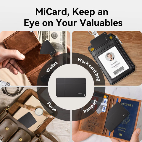 MiLi MiCard Pro Duo – כרטיס איתור חכם בגודל כרטיס אשראי