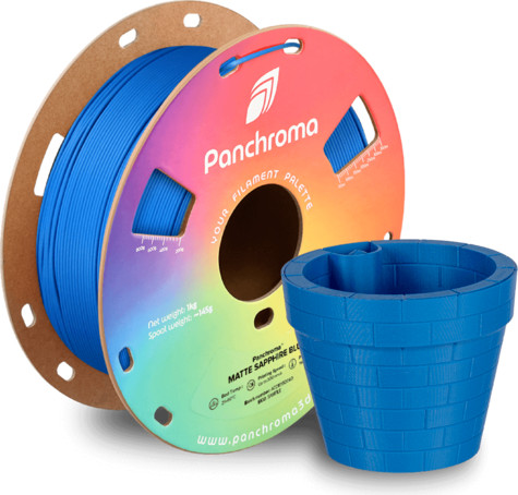 סליל הדפסה למדפסת 3D פילמנט 1 ק"ג 1.75 מ"מ - Panchroma PLA צבע אפור