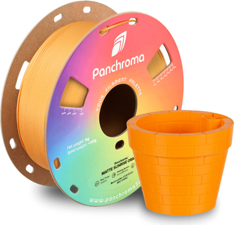 סליל הדפסה למדפסת 3D פילמנט 1 ק"ג 1.75 מ"מ - Panchroma PLA צבע אפור