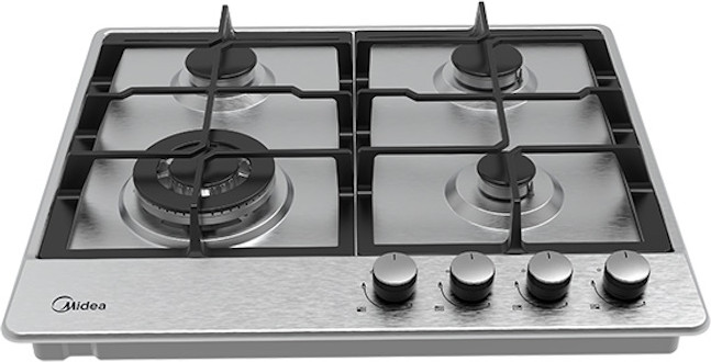 כיריים גז 4 מבערים Midea מידאה 60SJ402 נירוסטה