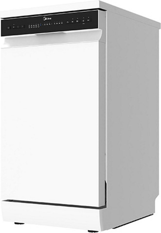 מדיח כלים צר כולל אפשרות שליטה מאפליקציה Midea מידאה WQP8-W7634C-S לבן