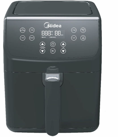 סיר דיגיטלי לטיגון באוויר חם 5.5 ליטר Midea מידאה MF-CN55A2