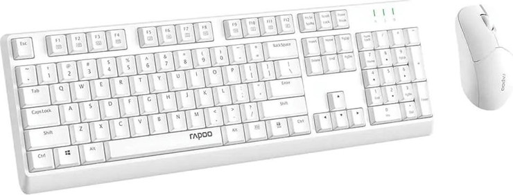 סט מקלדת ועכבר אלחוטיים Rapoo X1500 Wireless Combo 1000 DPI עברית/אנגלית