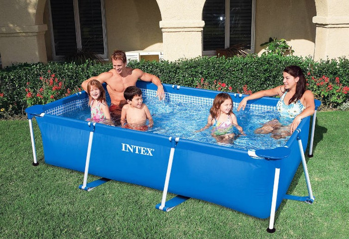 בריכת עמודים מלבנית 220X150X60 ס"מ INTEX