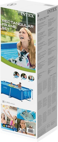 בריכת עמודים מלבנית 220X150X60 ס"מ INTEX