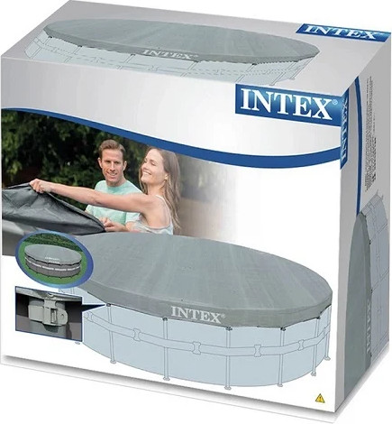 כיסוי לבריכה ביתית עגולה בקוטר 488 28040 מבית INTEX