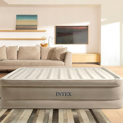 מזרון מתנפח זוגי עם משאבה מובנית INTEX 64428