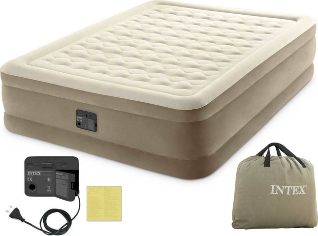 מזרון מתנפח זוגי עם משאבה מובנית INTEX 64428