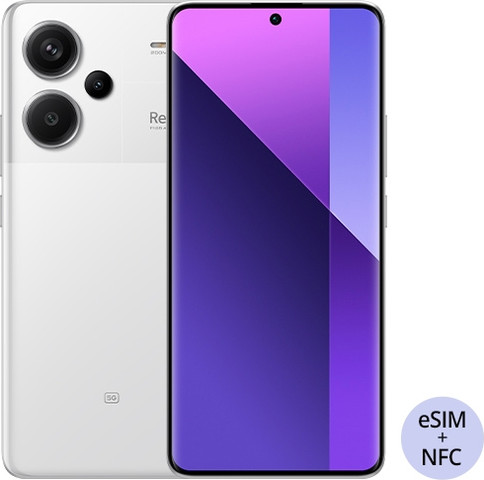 טלפון סלולרי 6.67" Xiaomi שיאומי Redmi Note 13 Pro+ 5G 512GB/12GB לבן