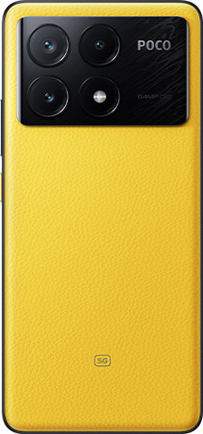 סמארטפון POCO X6 PRO 5G גרסה 8GB+256GB בצבע צהוב