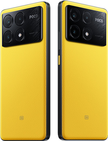 סמארטפון POCO X6 PRO 5G גרסה 8GB+256GB בצבע צהוב