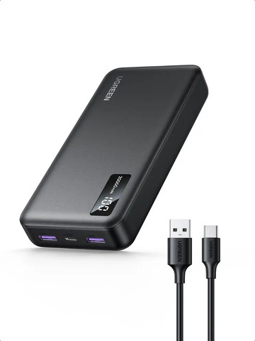 סוללת חירום UGREEN Nexode 20000mAh 20W PD שחור שחור