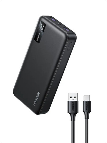 סוללת חירום UGREEN Nexode 20000mAh 20W PD שחור שחור