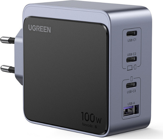 מטען קיר UGREEN NEXODE S 100W GAN X565 35043 שחור