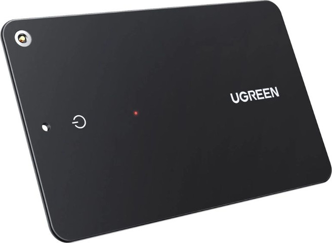 כרטיס איתור חכם UGREEN FineTrack Slim Pro תואם אפל ואנדרואיד שחור