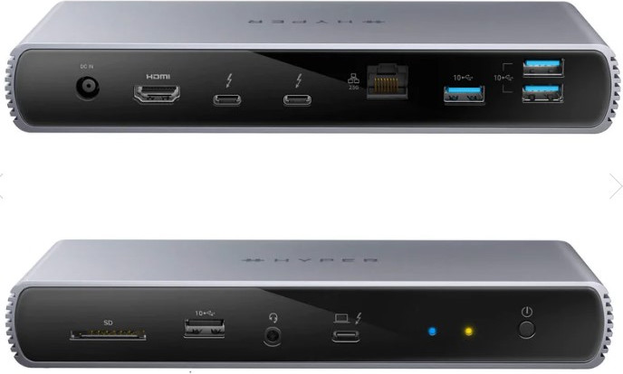 Hyper Thunderbolt 4 Dock תחנת עגינה