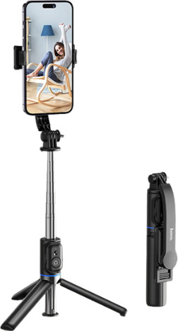 מקל סלפי עם חצובה HOCO DY01 Master – שלט Bluetooth ועמידה יציבה