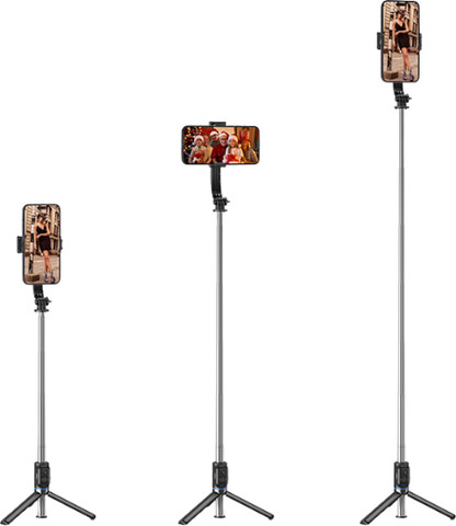 מקל סלפי עם חצובה HOCO DY01 Master – שלט Bluetooth ועמידה יציבה