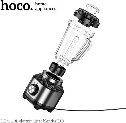 בלנדר מסחטה 600W נפח 1.8L ליטר 6 להבים HOCO HE32