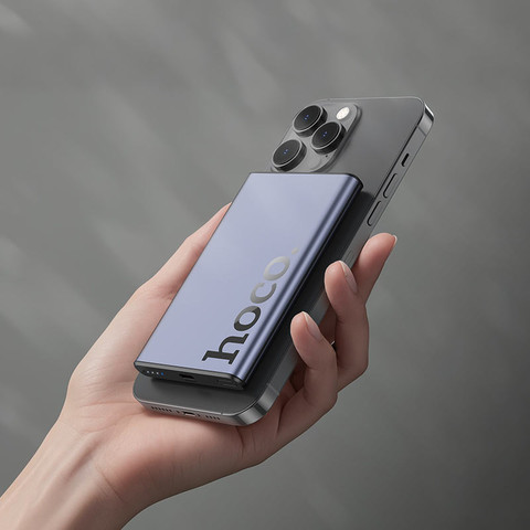 מטען נייד מגנטי 5000mAh עם MagSafe טעינה אלחוטית מהירה HOCO Q32 Bird
