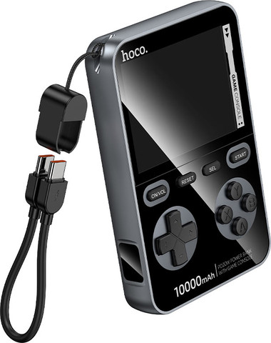 מטען נייד 10,000mAh 20W עם קונסולת משחקים מובנית Hoco Q47 Shine