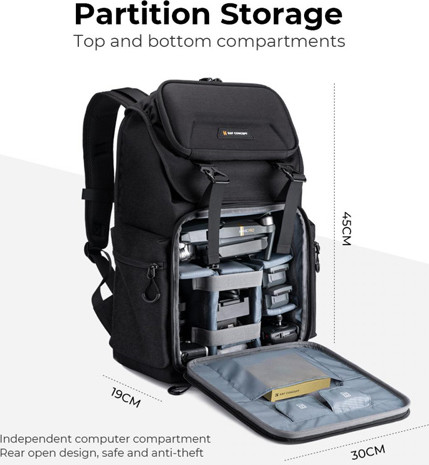 תיק גב לצילום מקצועי K F Concept Camera Backpack 25L