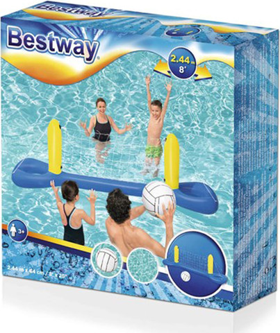 סט כדורעף מתנפח וצף לבריכה BESTWAY 52133