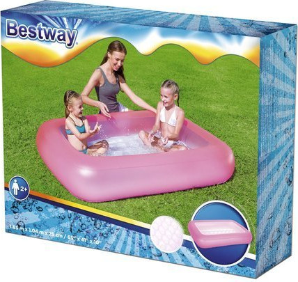 בריכת פעוטות מתנפחת מלבנית 165X104X25 ס"מ BESTWAY 51115