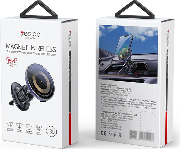 מטען אלחוטי מגנטי 15W (MagSafe)