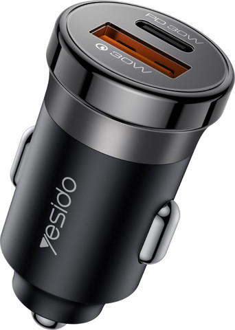 מטען רכב מהיר 30W A+C (כולל כבל Type-C ל-Lightning)