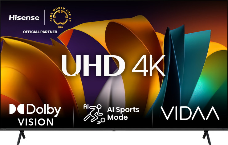 טלוויזיה חכמה 50" Hisense UHD הייסנס 50A69N