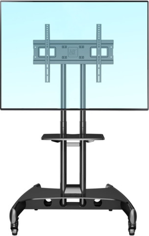 עגלת טלוויזיה ניידת North Bayou AVA1500 למסכים עד "75 – מתקן מתכוונן על גלגלים