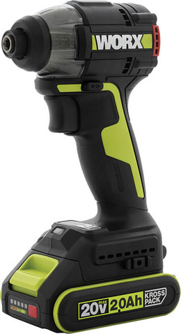 מברגת אימפקט 20V וזוג סוללות 2A