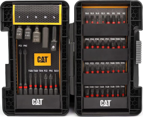 סט ביטים 45 חלקים למברגה CAT
