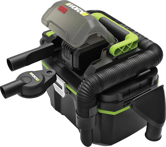 שואב אבק נטען יבש/רטוב כולל מוט טלסקופי WORX 20V - גוף בלבד וורקס WU036.9 - גוף בלבד