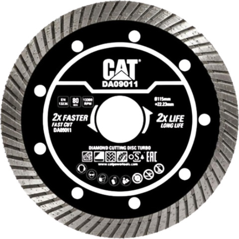 דיסק יהלום טורבו 9" (230 מ"מ) CAT