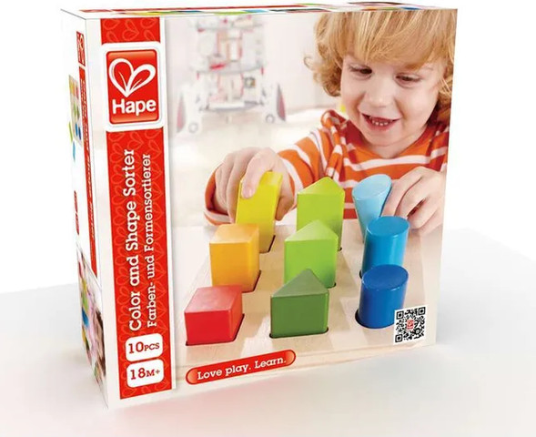 מיון צבעים וצורות - Hape