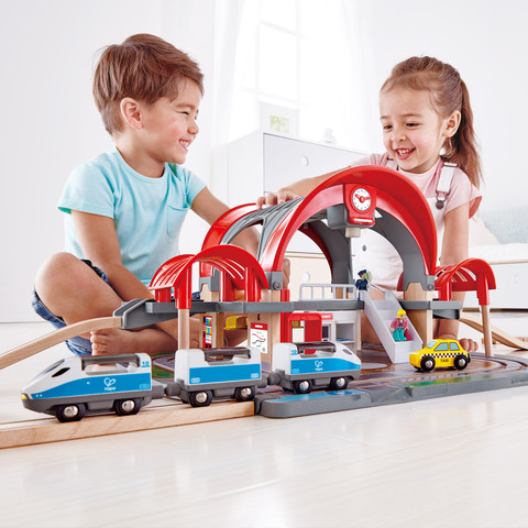 סט רכבת תחנה מרכזית - Hape
