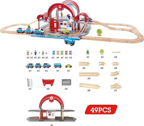סט רכבת תחנה מרכזית - Hape