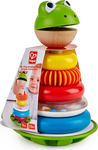 השחלת טבעות מר צפרדע - Hape