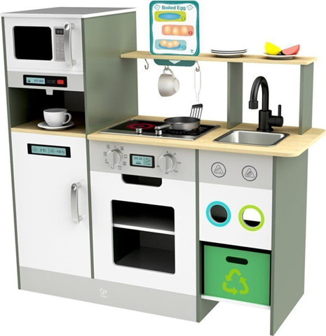 מטבח גדול עם כיריים אוויר וחשמל - Hape