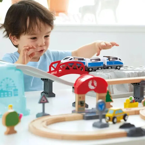 סט מתקדם רכבת עירונית - Hape