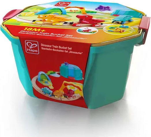 האפה סט רכבת דינוזאורים - Hape
