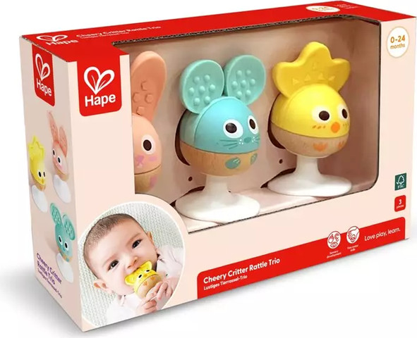 האפה שלישיית רעשנים מחייכים - Hape