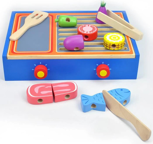 ערכת מנגל מעץ - Linda Toys